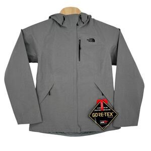 NWT The North Face Womens Dryzzle TNF Medium Gray Heather Jacket Size Large Hike